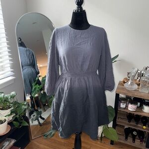 Blue-grey Ombré Dress